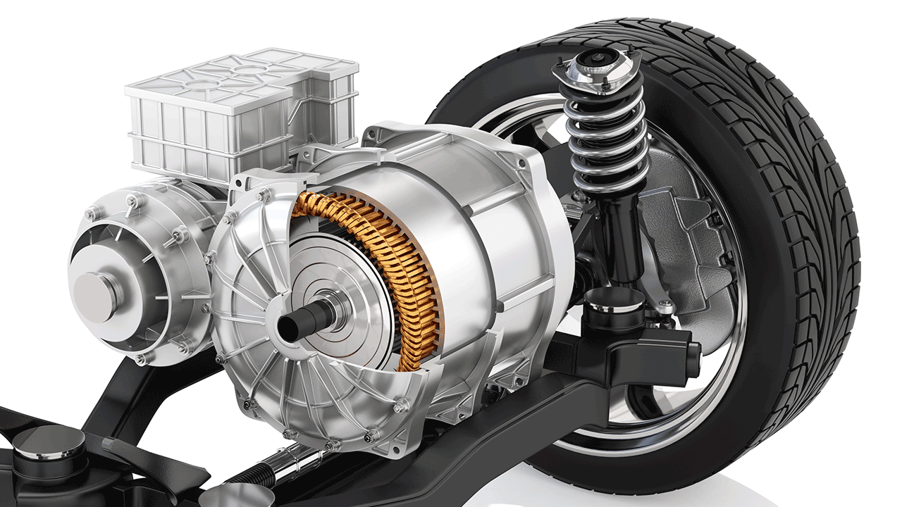 Hybrid deals electric motor